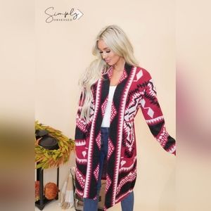 BiBi Ultra Warm Aztec Print Sweater